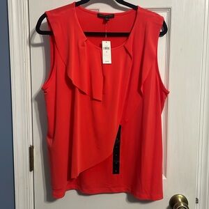 Banana Republic NWT top XL sleeveless red/orange color